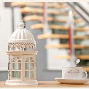 Bougeoirs et lanternes en métal vintage à l'éclat céleste, tendance 2025, décoration de Noël avec pot à bougie à l'éclat céleste, nouveauté - Product Image 3