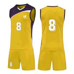 Uniforme de Voleibol Transpirable con Logotipo Personalizado, Ropa Deportiva Profesional, Uniforme de Voleibol para Venta en Línea - Product Image 1