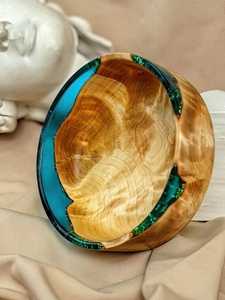 Wholesale High Quality Table Decoration Wooden Resin Bowl Customized Bowl <b>Chocolate</b> Wood Modern Sustainable - Product Image 4