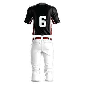 Conjunto de uniforme de béisbol de diseño de servicio OEM uniforme de béisbol transpirable ligero fabricado profesional para la venta - Product Image 2