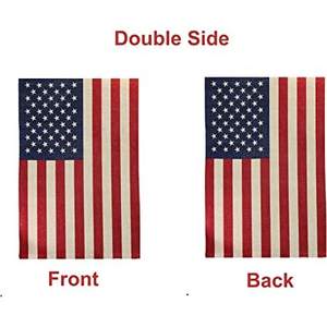 USA TOP FLAGSINC Pack of 2 American <b>Flag</b> USA <b>Garden</b> <b>Flag</b> 12x18-Patriotic Double Sided Small <b>Flags</b> for Yard - Product Image 5