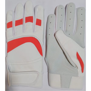 Gants de frappe de baseball professionnels en cuir de cabretta de qualité supérieure, vente en gros, best-seller, logo personnalisé pour adultes, couleur au choix - Product Image 2