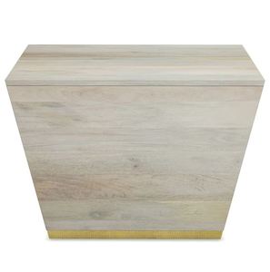 Table basse en laiton et bois massif, nouveau design pour ustensiles de cuisine, bureau, maison, restaurant, salon, décoration de jardin, fabriqué en inde - Product Image 3