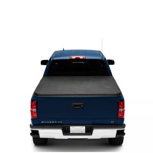 4x4 impermeable vinilo negro/PVC suave tri-fold cubierta de cama de camión para Ford Ranger para Hilux Revo <span class=keywords><strong>Vigo</strong></span> y Chevy Silverado - Product Image 3