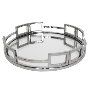 สีดำตกแต่งสแตนเลสถาดให้บริการรถเข็นสำหรับโรงแรมสำหรับขายในราคาต่ำ - Product Image 5