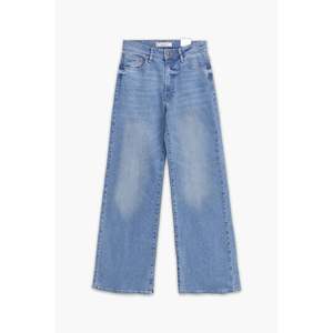 Pantalon en denim pour femmes de qualité supérieure-Casual Straight-Leg Blue Breathable Soft with Frosted Styling Mid Waist Available Ladies' Sizes L - Product Image 1