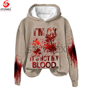 2025 nuevas sudaderas con capucha de personalización para mujer Sudadera con capucha de gran tamaño de corte bajo con hombros caídos - Product Image 6