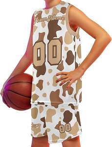 Tenues de basket-ball légères et respirantes, taille plus, couleur personnalisée, haute qualité, 100% polyester pour hommes adultes - Product Image 3