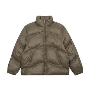 Blouson Bomber à Col Montant et Capuche Personnalisé avec Logo, Homme, Hiver, Épais, Chaud, Coupe-Vent, Réversible, Surdimensionné, Style Urbain, Écologique - Product Image 2