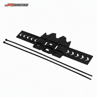 Protection thermique universelle pour tuyau d'échappement de moto avec attaches zippées pour moto tout-terrain, motocross, enduro