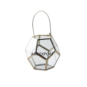 Prime Quality Silver Color Metal With Clear Glass <b>Lantern</b> Luxury Design Home Decorative Hanging <b>Lanterns</b> at Affordable Prices - Product Image 5