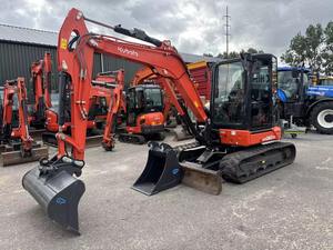 Excavatrice sur chenilles d'excavatrice de KX060-5 Kubota assez utilisée mini à vendre - Product Image 6