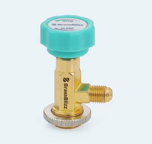 Universal Refrigerant Piercing can tap Valve Brass Refrigerant Puncture Can Tap Valve 7/16 -20 800 PSI AC Charging <b>Tool</b> - Product Image 1