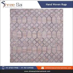 Tapis tissé à plat en coton de couleur personnalisée dernier cri tapis Dhurrie fabriqué à la main pour la décoration correspondant aux commandes au détail ou à l'approvisionnement à l'exportation - Product Image 5