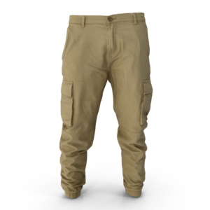 2024 Streetstyle hommes décontracté taille haute respirant 100% coton Cargo pantalon avec genouillères et poche de chasse - Product Image 2