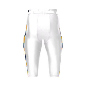 Pantalones de fútbol americano de compresión con 7 almohadillas transpirables con estampado personalizado al por mayor, pantalones de práctica de entrenamiento de estilo callejero - Product Image 2