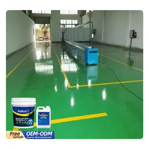 Green Pu Polyurethane Floor Paint Outside Heavy Duty Floor Epoxy Paint Painting Cement Floor Coverings