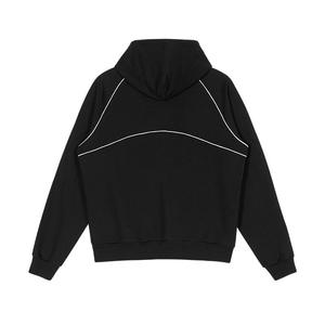 เสื้อฮู้ดดี้ผ้าฝ้ายทอ 100% แบบยูนิเซ็กซ์ สไตล์ดิสเทรส ล้างสีแบบแอซิดวอช ย้อมสีเรียบ ปักลาย 3 มิติ แห้งเร็ว ทรงหลวม สวมใส่ในฤดูหนาว - Product Image 6