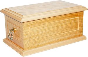 Handmade <b>Large</b> Adult Mosaic Aluminium Glass Cremation <b>Urn</b> Individual Wooden Tiles for Unique Funerals Funeral Supplies - Product Image 3