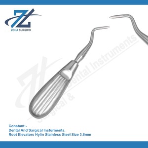 Instruments de base de chirurgie manuelle d'ascenseur de racine à Angle droit de forme anatomique de Hylin 3.6mm en acier inoxydable - Product Image 2