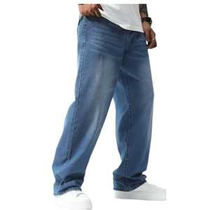 Pantalones Vaqueros Holgados para Hombre, Estilo Urbano, Pantalones de Mezclilla a la Moda, Holgados, Casuales, Proveedor de Pantalones Vaqueros Holgados Personalizados para Hombre - Product Image 1