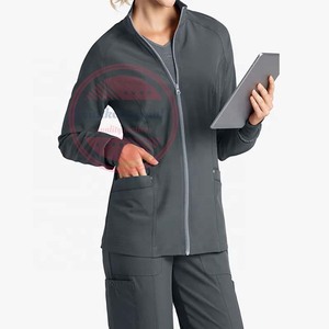 Uniforme de gommage à manches longues de haute qualité Veste de gommage médical pour infirmière - Product Image 6