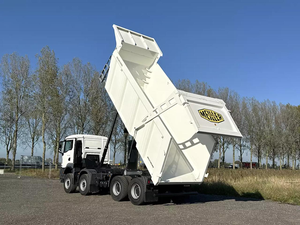 Camion à benne basculante 8x4 robuste 2024, grande capacité de charge, véhicule de chantier avec système de levage hydraulique, frais accidentels - Product Image 3