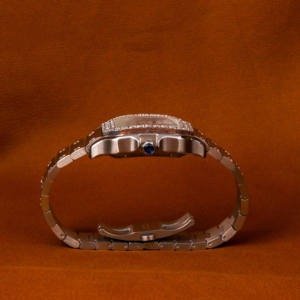 นาฬิกาข้อมือเพชรโมอิสแบบฮิปฮอปโมอิสซาไนต์แบบใหม่หน้าปัดสีฟ้าแบบดั้งเดิมหรูหราคุณภาพระดับพรีเมี่ยมมีขอบเท่านั้น - Product Image 5