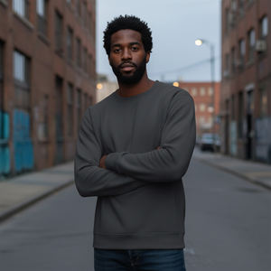 Hoodies décontractés pour hommes Hiver 2025 – Personnalisables avec logo imprimé DTF et broderie appliquée – 100 % coton molletonné – Coupe ample et tendance - Product Image 3