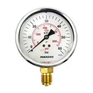 用于室内气体装置的高质量压力表压力表数字0 50 Pakkens最佳价格制造商
