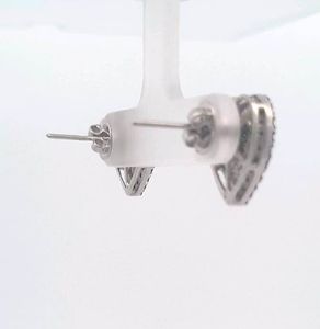 JEWELSPAARK Pendientes de Corazón con Diamantes Naturales Blancos y Azules de 1.75 Ct para Mujer, Plata de Ley 925, para Múltiples Ocasiones - Product Image 3