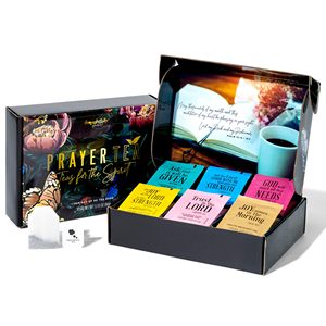 Set <span class=keywords><strong>de</strong></span> Regalo <span class=keywords><strong>de</strong></span> Té Gourmet con Afirmaciones Cristianas y Versículos Bíblicos <span class=keywords><strong>de</strong></span> <span class=keywords><strong>Salmos</strong></span>, Incluye 6 Sabores <span class=keywords><strong>de</strong></span> Té - Product Image 6