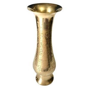 Vase en laiton moderne fabriqué à la main d'usine le plus vendu Vase à fleurs en métal indien de bonne qualité Vase de table à prix raisonnable - Product Image 1