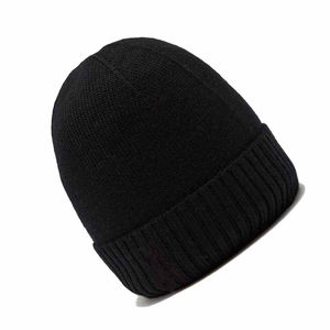Gorro de Invierno de Punto Jacquard para Hombre y Mujer, Gorro de Calavera, Color Negro de Moda, Gorros de Invierno Cálidos y Suaves - Product Image 4
