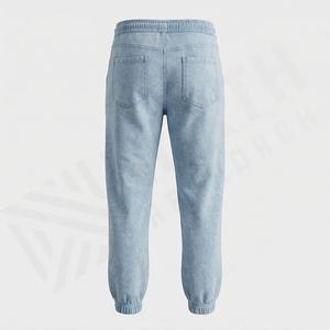 Pantalones y Pantalones de Pierna Ancha para Hombre, Estilo Urbano, Lavado Ácido, Precio de Fábrica, Logotipo Personalizado, 100% Algodón, Lavado Ácido, Premium - Product Image 2