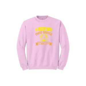 Sweat-shirt en mélange de coton avec des thèmes de bouddha imprimés Style décontracté 12 options de couleur 260-280 Placement de conception personnalisable GSM lourd - Product Image 4