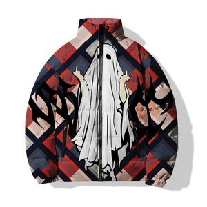 Nouvelle veste d'hiver pour hommes sublimation 3D personnalisée OEM vente en gros veste à glissière pour hommes fabricant de veste bouffante tendance - Product Image 4