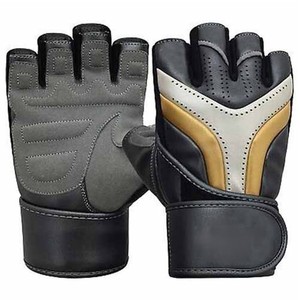 Gants d'haltérophilie demi-doigts pour hommes Gants de fitness en néoprène et polyester pour l'haltérophilie - Product Image 4