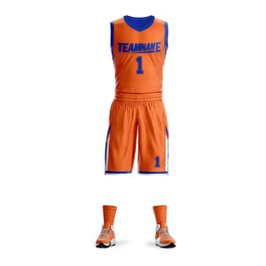 Ensemble d'uniformes de basket-ball de qualité supérieure Uniforme de basket-ball personnalisé Uniformes de basket-ball de qualité supérieure et confortables - Product Image 1
