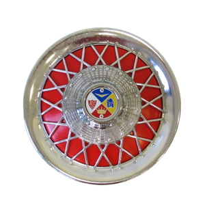 Accessoire chrome + rouge, disque de roue de secours de 10 pouces - Product Image 1