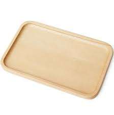 ถาดเสิร์ฟอาหารเช้าทำจากไม้อะคาเซียทรงสี่เหลี่ยมผืนผ้าโลหะแข็งทำมือคุณภาพสูงสำหรับโรงแรมร้านอาหารและใช้ในบ้าน - Product Image 5