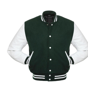 Professional Wholesale Custom <b>Men</b> Varsity <b>Jacket</b> Stand Collar Waterproof Breathable Professional Quality <b>Long</b> Sleeve Winter Wear - Product Image 2