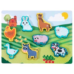 Casse-tête en bois 3D éducatifs OEM/ODM, jouets d'activités assortis de formes d'animaux pour enfants, approvisionnement en vrac pour la revente - Product Image 5