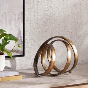 Sculpture en métal de qualité supérieure Design innovant Accent décoratif captivant pour les intérieurs modernes de luxe - Product Image 3