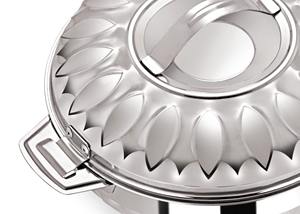 Most Selling Stainless Steel Casserole Dish with Colored Enamel Print Non-Stick Dishwasher Oven Safe for Natural Simple <b>Cooking</b> - Product Image 2