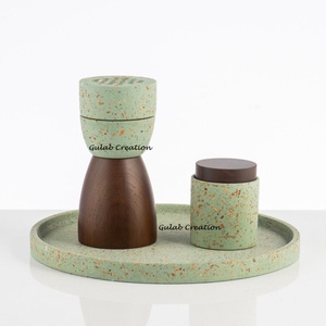 2025 NOUVELLE ARRIVÉE MAIN MUBKHAR NIVEAU ROSE TERRAZZO BAKHOOR ENSEMBLE À TAUX RAISONNABLE - Product Image 2