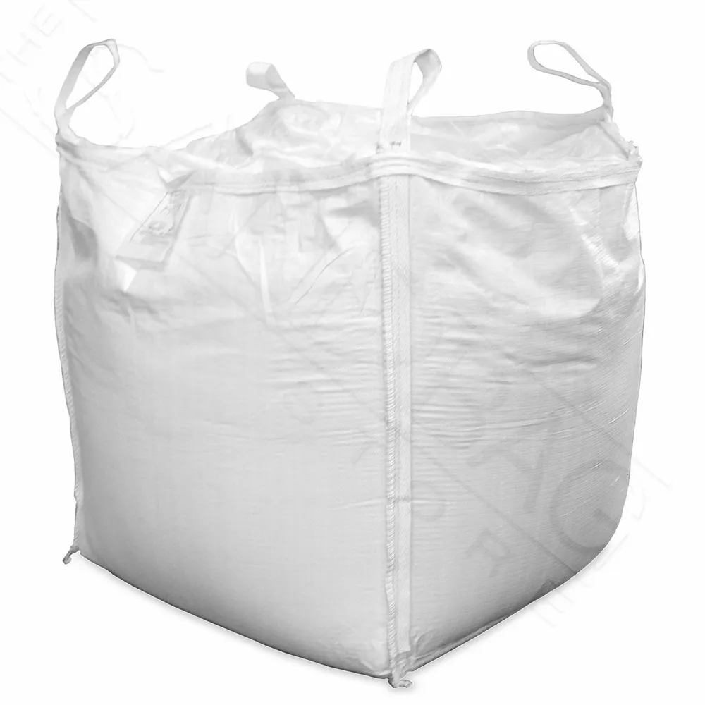 Bag Fibc materiale industriale imballaggio Big Jumbo Bag 1 Ton PP FIBC Bulk Jumbo Bag per terreno cementizio