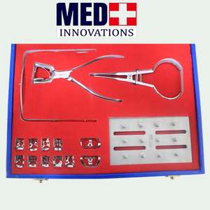 Kit de digue en caoutchouc dentaire de haute qualité (12 pièces) pour une isolation efficace en acier inoxydable de dentisterie par Med Innovation - Product Image 2