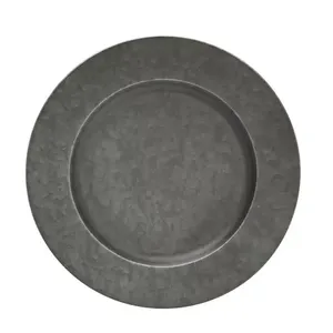 Assiette de présentation élégante, prix abordable, vente rapide, couleur argent métallique, personnalisable, durable, conçue en métal - Product Image 4