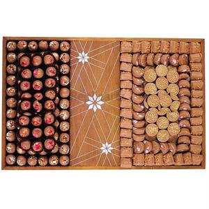 Bandeja para servir con incrustaciones de madreperla de madera árabe real, utensilios de cocina hechos a mano para Ramadán, presentación de regalo de Chocolate festivo Eid - Product Image 3